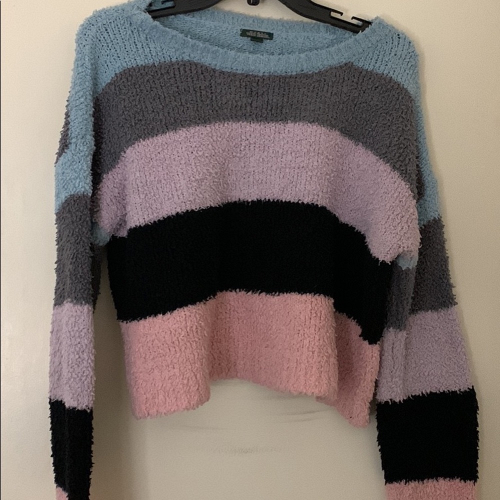 Striped Cropped Sweater